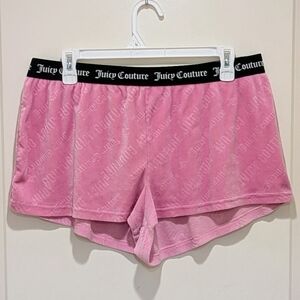 GUC Juicy Couture XL Velour Short Shorts